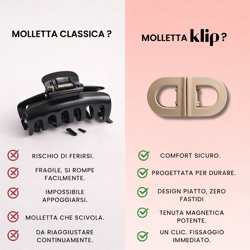 Klip "D" - Molletta Magnetica